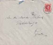 SA60 Belgium Dr Armand Rubbens Zele 1925 to Gent Gand used cover