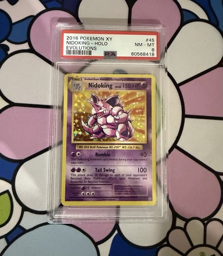 Nidoking graded PSA 8 for sale on eBay