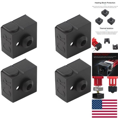 Ender 3 V2 Neo Silicone Socks - 4PC Heat-Resistant Hotend Covers for 3D Printers