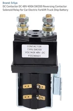 DC Contactor DC 48V 400A SW200 Reversing Contactor Solenoid Relay 