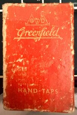 Vintage GTD Greenfield Set Taper Plug Bottoming Hand Taps