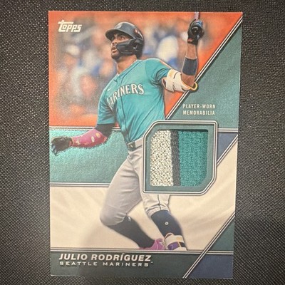 Topps 2026 Series 2 Julio Rodriguez Maj League Material Orange /25 Patch #MLM-JR
