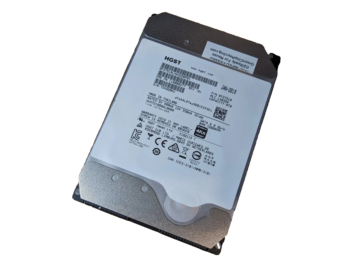 HGST 8TB Computer Internal Hard Disk Drives for sale | eBay