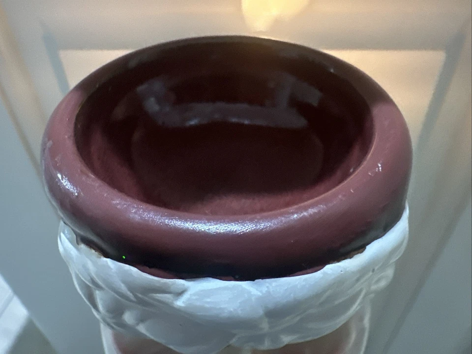 Luz de noche de Navidad con calentador de cera Scentsy de cerámica de Papá Noel Foto 4 de 4