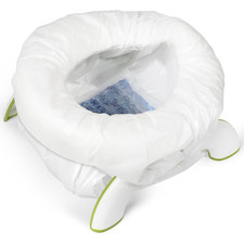 80 Count Potty Liners with 600Ml Super Absorbent Pads, Disposable Potty Bags for