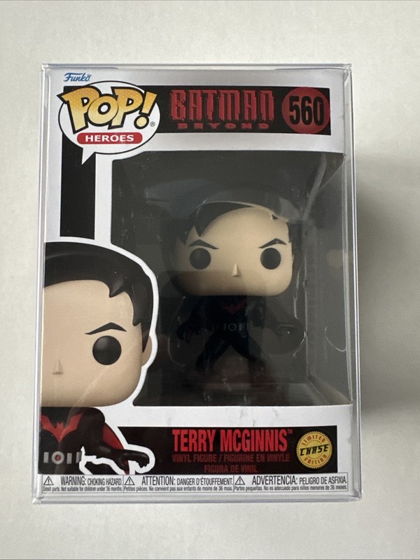 Funko Pop! Heroes  DC Batman Beyond 560 Terry McGinnis CHASE! W/protector