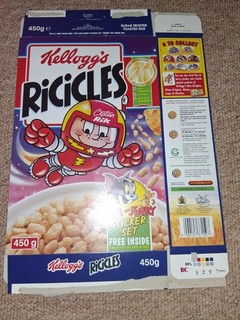 Kelloggs Cereal Packet Tom And Jerry Stickers.