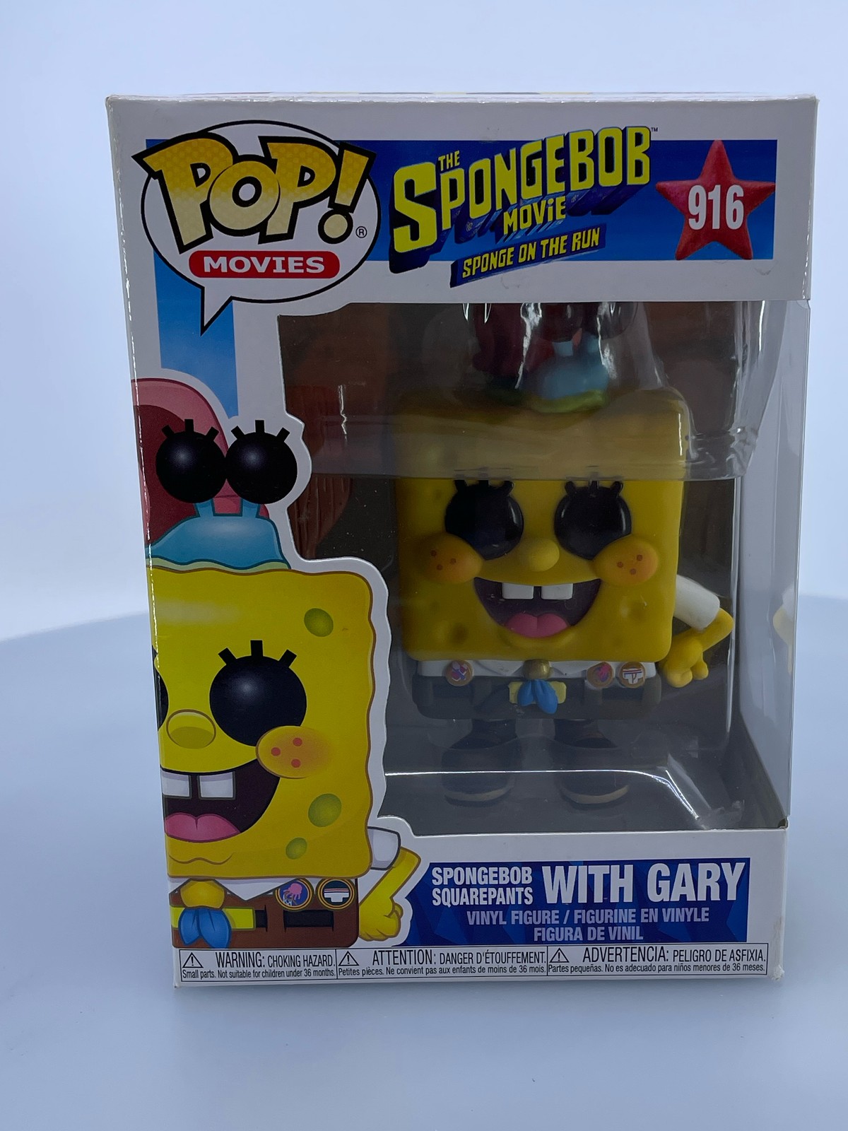 Spongebob Squarepants With Gary #916 Damaged Box See Pics