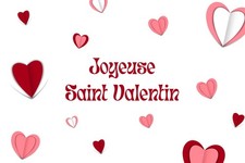 Hearts Party Backdrop Valentine's Day Red Pink White Decoration