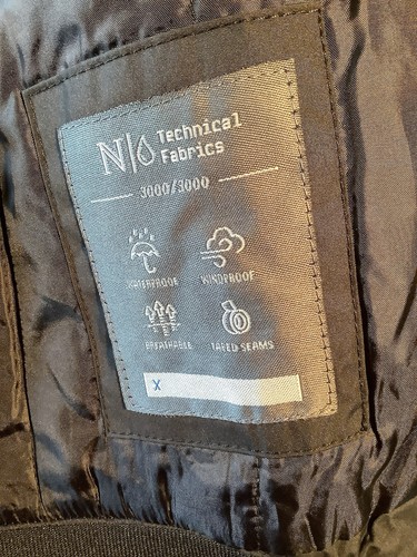 Black Nimbus Bushwick 3000 Wind & Waterproof ,Breathable ,Taped Xxl 48” Chest - Picture 8 of 9