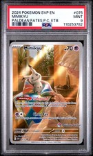 2024 POKEMON PALDEAN FATES POKEMON CENTER ETB PROMO SVP #075 MIMIKYU PSA 9