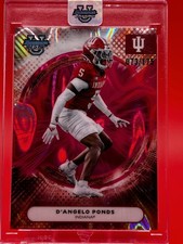 Topps 2025 Bowman's Best D'Angelo Ponds #14 Pink Lava Refractor #73/175