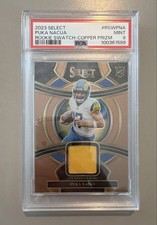 ‘23 Select Puka Nacua Rookie Swatch- Copper Prizm 22/49 PSA 9