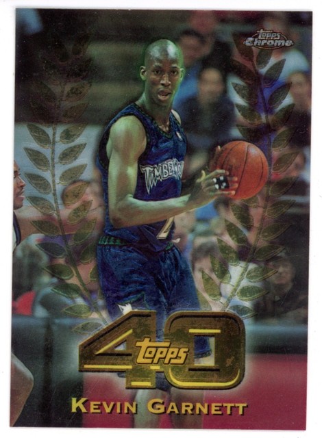 1997-98 Topps Chrome Topps 40 Kevin Garnett #T40-11