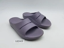 Oofos Ooahh Women's Size 8 Recovery Slip On Slide Sandals Mauve