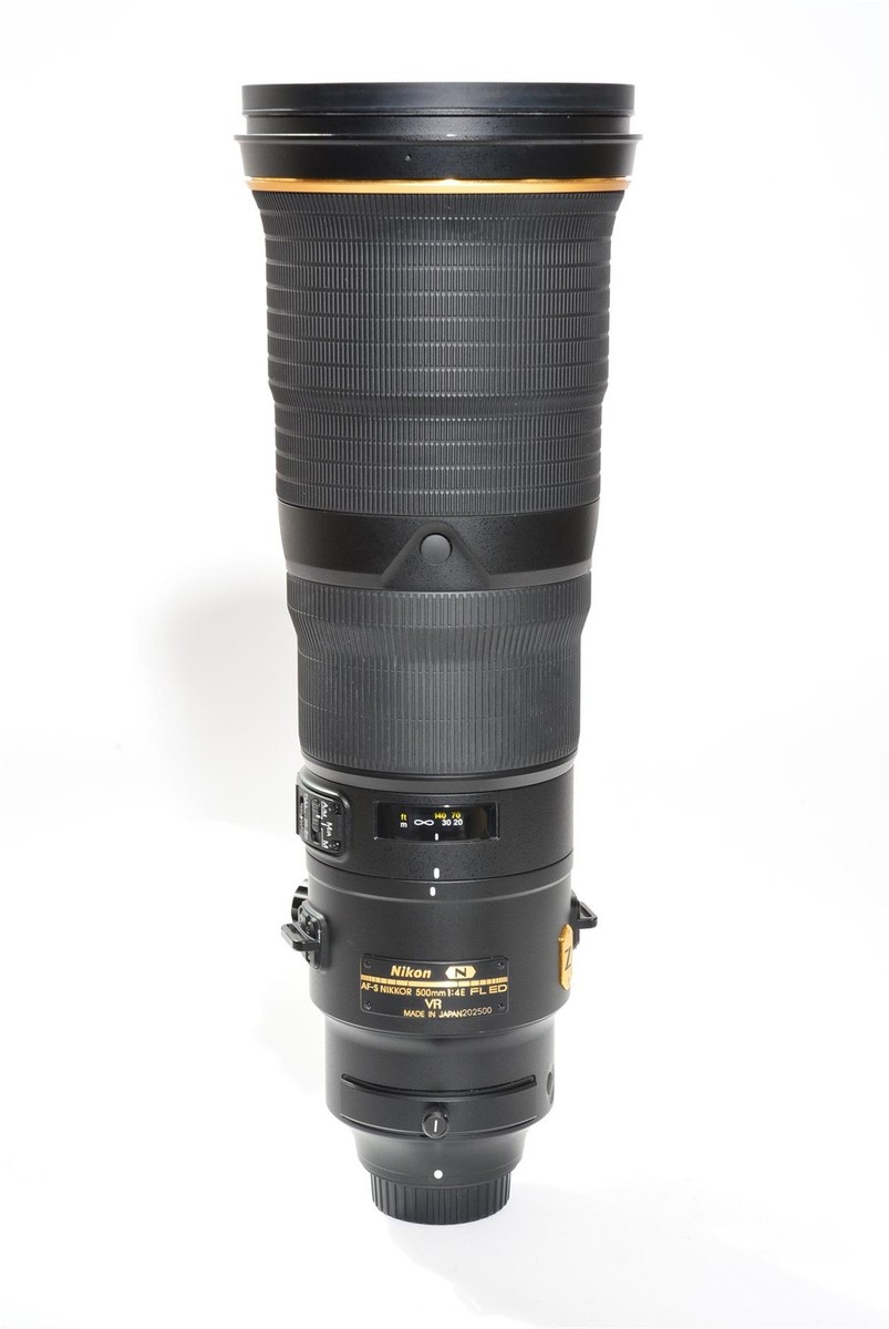 Nikon Nikkor 500mm f4E FL ED VR AF S Lens Professional Super Telephoto