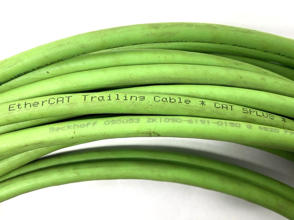 Beckhoff ZK1090-6191-0150 Double Ended EtherCAT Cordset M12 M to RJ45 M 15m - Image 3 of 4