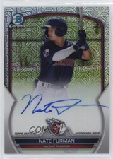 2023 Bowman Chrome Mega Box Chrome Mojo Auto Nate Furman #BCMA-NF Auto 0w3