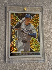 SHOHEI OHTANI RARE GOLD SHIMMER REFRACTOR TOPPS INVESTMENT CARD DODGERS MVP MINT