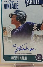 2020 Onyx Vintage - Autographs Noelvi Marte #VANM Blue Ink /200 (AU, RC)