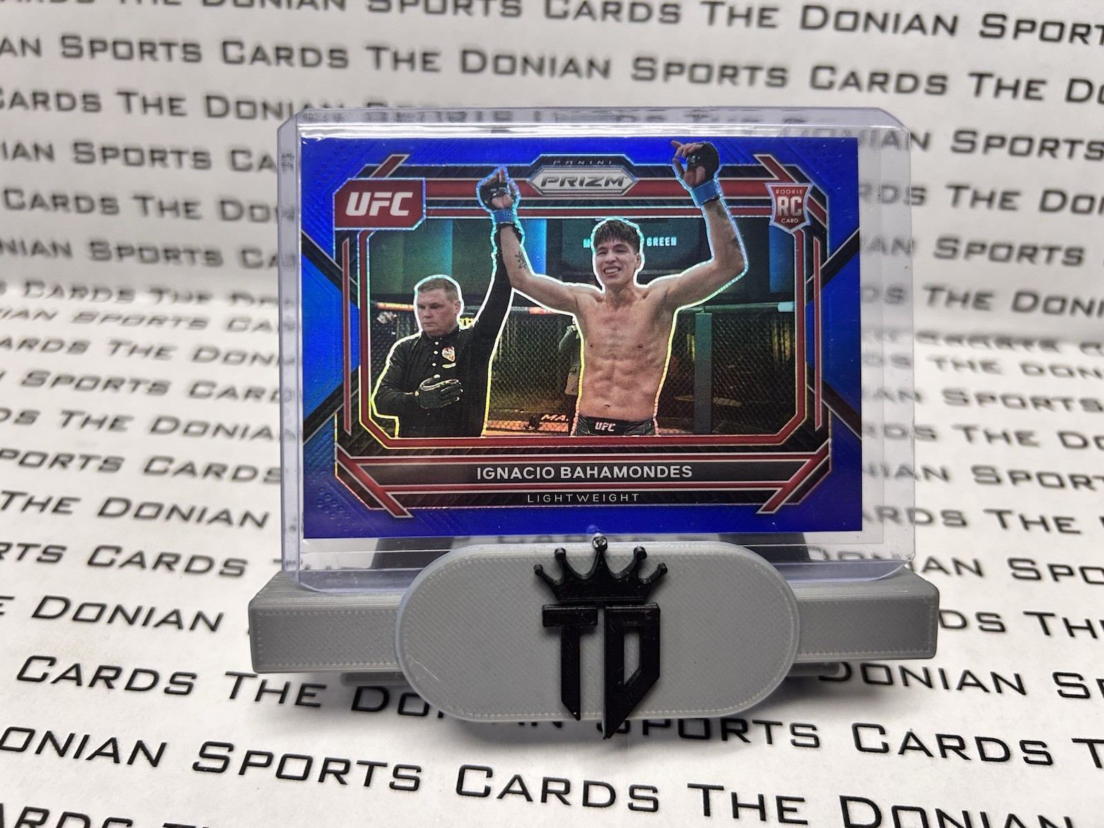 Ignacio Bahamondes 2023 Panini Prizm UFC Blue Prizm #62 Rookie /175