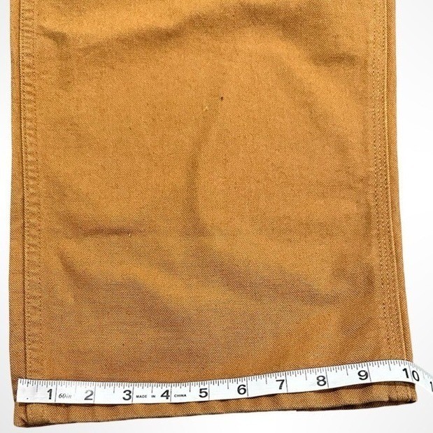 Carhartt B11 Loose Fit Washed Duck Utility Work Pants Men 44x36 Brown Carpenter thumbnail 11