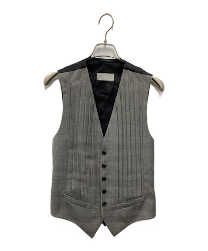 DIOR HOMME wool vest Size: 44 Gray Men 8E3160330584