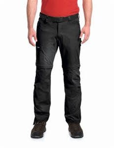 Maier Sports Tajo 2 He-Zip Off Hose el Herren Wanderhose Schwarz 27090₽