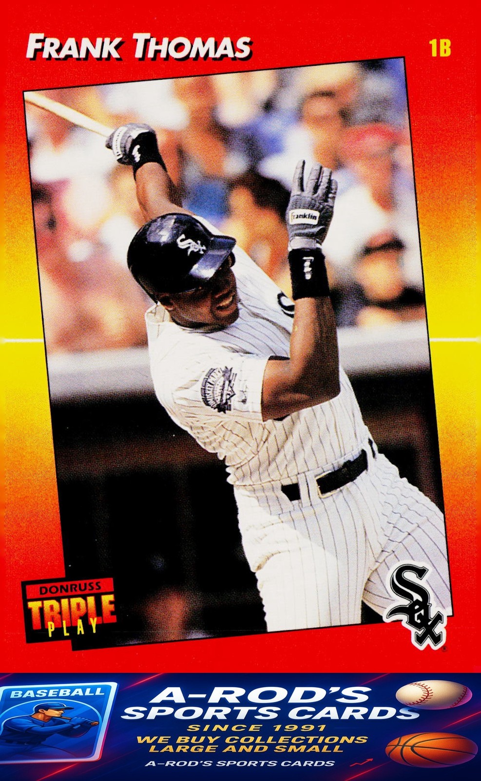 1992 Triple Play * Frank Thomas * Card #6 *
