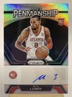 2023 Panini Prizm Basketball RC Seth Lundy Rookie Penmanship Prizm Autograph