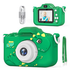 Mini Digital Kinderkamera 1080P HD, 8x Zoom, Dual-Lens, Geschenk für Kinder