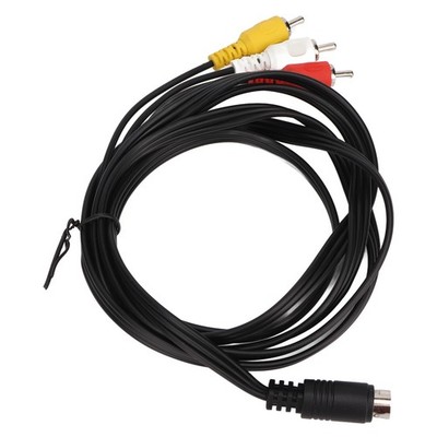 Mini-DIN-10-Pin-auf-3--Kabel (Stecker Auf Stecker) Mit Klarem Signal Vi Xt1Y