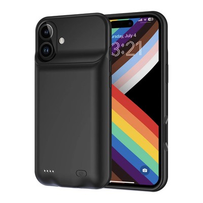 10000mAh Smart Battery Charger Case for iPhone 17 Battery Pack Charging Cover 
