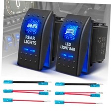 LED Light Bar  Rear Lights Rocker Switch 5 Pin ON/Off SPST 12V 20A for Off
