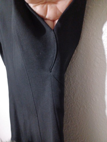 Balenciaga Damen Schwarz Ärmellos Smoking Typ Struktur Top Größe XS - Bild 9 von 16