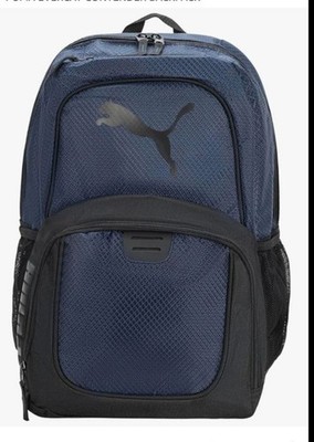 PUMA Evercat Contender 3.0 Backpack NWT Navy Black Laptop School Travel Gym Bag