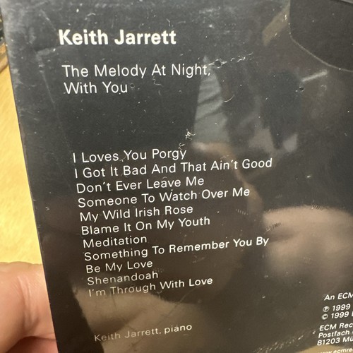Keith Jarrett THE MELODY AT NIGHT, WITH YOU (CD, 1999, ECM 1675) NEW SEALED SLIP - Bild 6 von 9