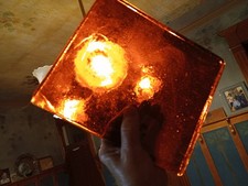 Blenko De Verre - One Vintage Light Brown/ Burnt Orange - Beautiful Color