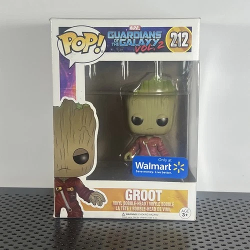 Funko Pop! Marvel: Guardians Of The Galaxy # 2 - Groot # 212 (Walmart)