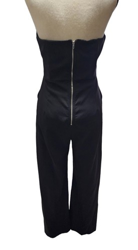 Luxxel Pantsuit Romper Black Sleeveless Sexy Slimming Women's Size Medium - 第 2/13 張圖片