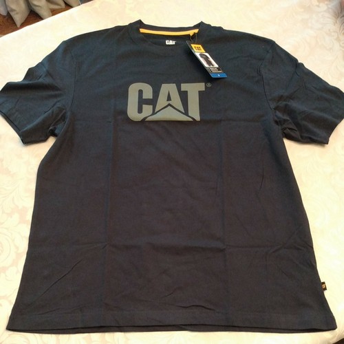 Caterpillar T-Shirt CAT Logo Navy Blue 