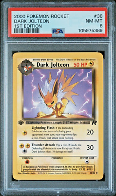 Dark Jolteon 38/82 Team Rocket-1st Edition Regular | eBay