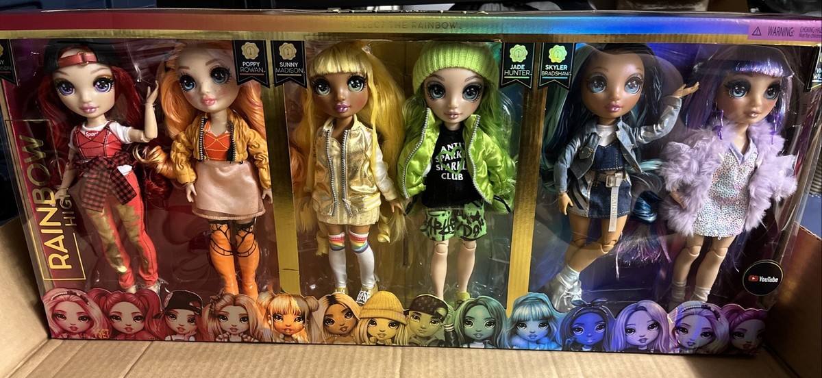 Rainbow High EXCLUSIVE 6 Pack Doll Original Set 1 NEW 2021 | eBay