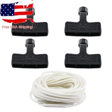 Starter Rope Pull Cord 4.5mm x 10m (30Feet) w/ Handle for Honda Briggs Kohler