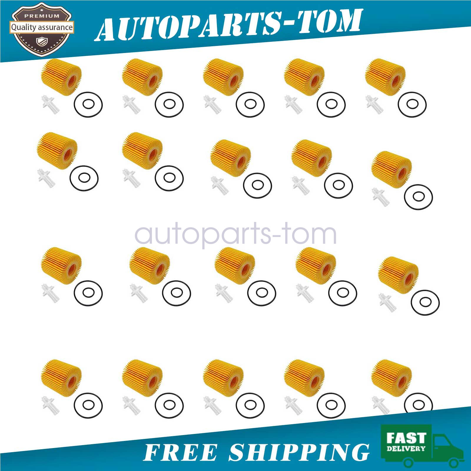 20X Fits Toyota Avalon Camry Highlander RAV4 Tacoma Sienna Engine Oil Filter