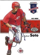 Autographed/Signed 2008 Tristar Projections-117 Neftali Soto Cincinnati Reds
