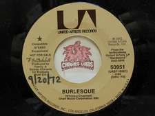 Promo! Family – Burlesque / The Rocking R's, 45 RPM VG+ (19C)