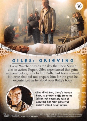 2007 INKWORKS BUFFY VAMPIRE SLAYER 10TH ANNIVERSARY PICK-A-CARD 1-90 BASE CARDS - Picture 77 of 181