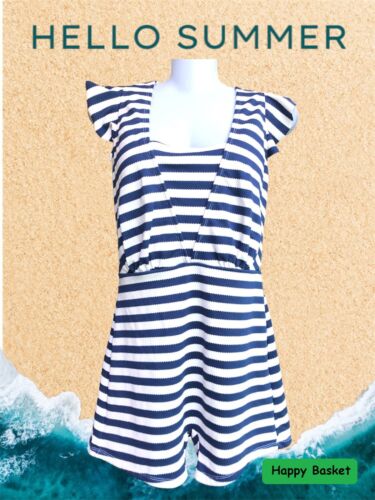 Swimsuits For Women One Piece Tummy Control Vintage Bathing Suits Retro Swimwear - Picture 15 of 22