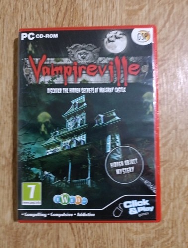 Vampireville PC DVD Computer Video Game Original UK Releaee Hidden Object  - Picture 1 of 2